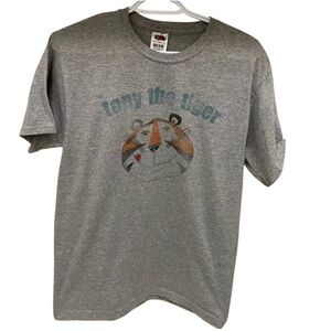 Kellogg’s Tony The Tiger - Distressed Print Vintage Mascot T-Shirt Size M